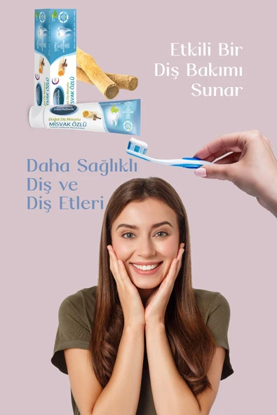 MECİTEFENDİ MİSVAK ÖZLÜ DOĞAL DİŞ MACUNU 75 ML - 4