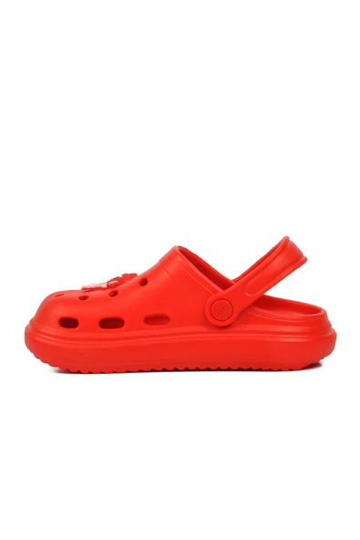 Ayakmod Kırmızı Unisex Sabo Çocuk Terlik 755 F - 2