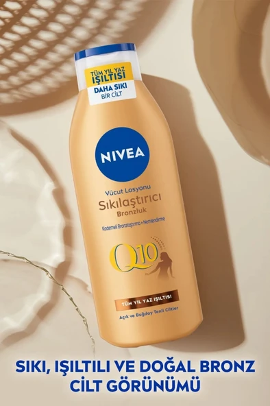 NIVEA Q10 Sıkılaştırıcı Ve Bronzlaştırıcı Vücut Losyonu 200ml, Kademeli Bronzluk, 10 Günde Sıkılaştırıcı - Resim 4