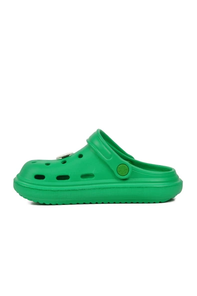 Ayakmod Yeşil Unisex Sabo Çocuk Terlik 755 F - 2
