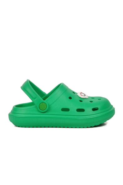 Ayakmod Yeşil Unisex Sabo Çocuk Terlik 755 F