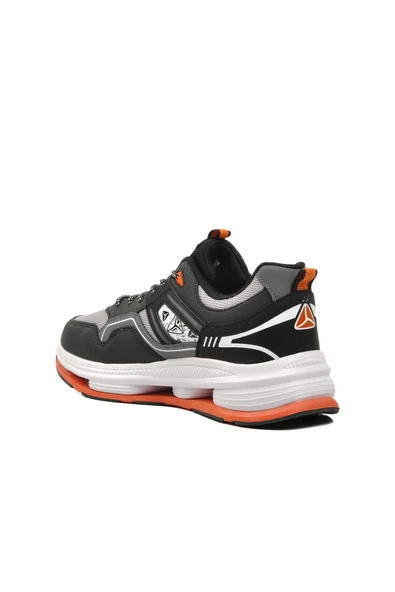 Ayakmod Siyah-Buz-Turuncu  Erkek Spor Ayakkabı 2272 M - Resim 4
