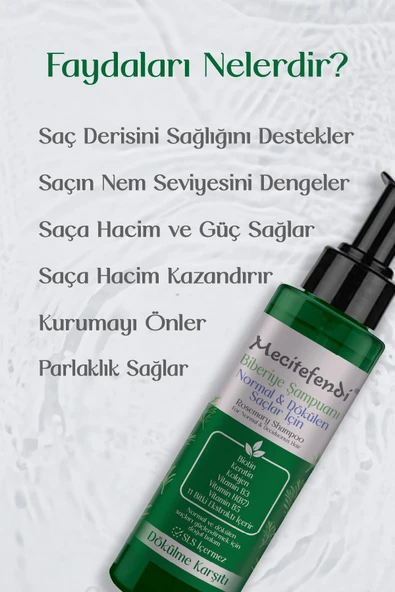 Biberiye Şampuanı 150 Ml (Biotin, Keratin Ve Kolajen İçerikli) - 4