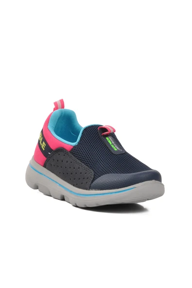 Ayakmod Lacivert Fuşya Kız Çocuk Spor Ayakkabı BST-B82 P - Resim 3