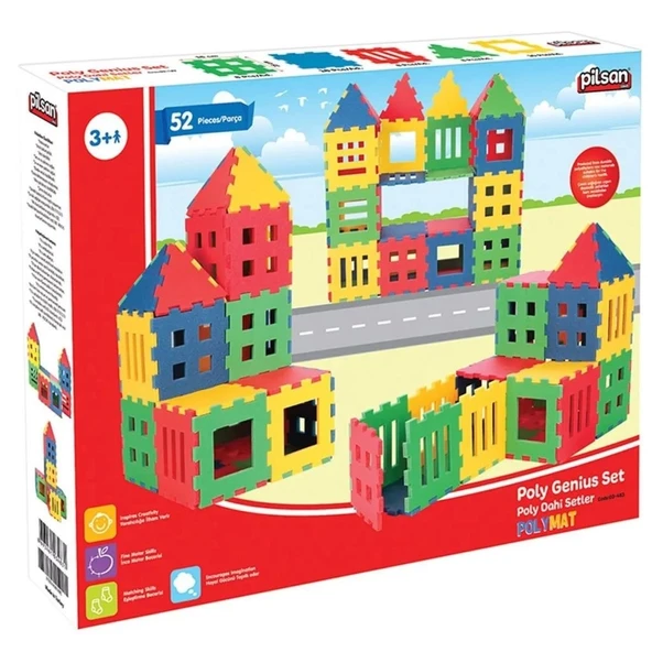 Nessiworld  03 483 Poly Dahi Setler 1mt2 -Pilsan Oyuncak - 4