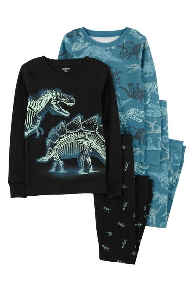 Carters Erkek Çocuk Pijama Set 4'lü Paket 3R496510R