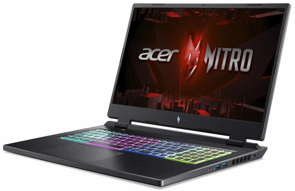 Acer Nitro 17 NH.QL1EY.003-32 Ryzen 7-7735HS 32GB 1TB SSD RTX4050-8GB 17.3"FHD 165Hz Linux Taşınabilir Bilgisayar - 3