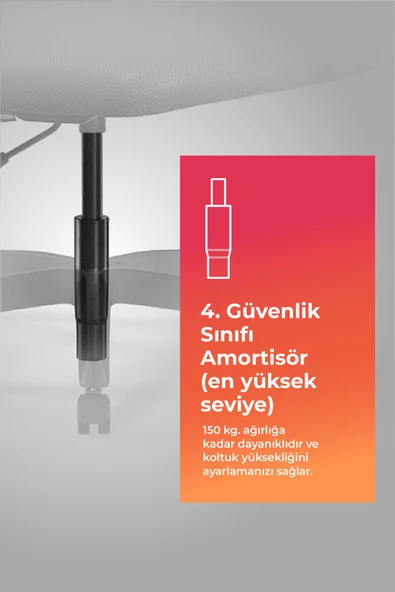 Ergolife Sit Air Ofis Koltuğu | Tekerlekli, Yükseklik Ayarlı, Fileli, Siyah, Bilgisayar Sandalyesi -572.60.1.152 - 6