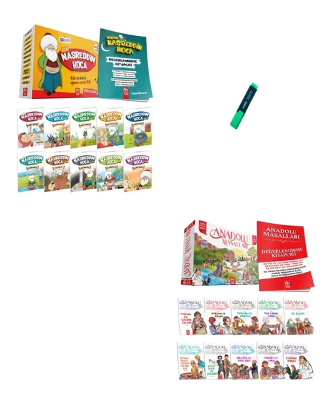 1 ve 2. Sınıf Nasreddin Hoca ve Anadolu Masalları Hikaye Seti