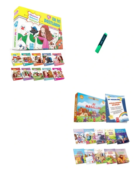 1. Sınıf En İyi Dostlarım ve Ay Masalları Hikaye Seti