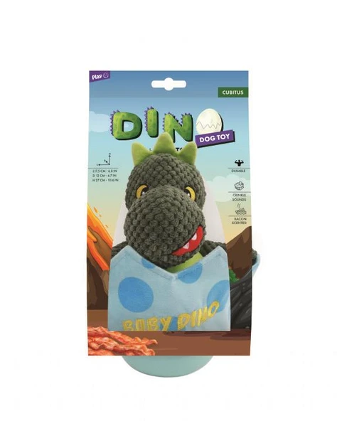 M-PETS PLAY DİNO CUBİTUS PASTIRMA AROMALI KÖPEK OYUNCAĞI
