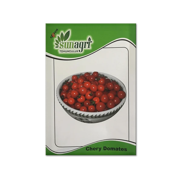 ByKurt Sunagri Cherry Domates Tohumu - Parlak Kırmızı Lezzetli Yüksek Verimli Askıya Uygun
