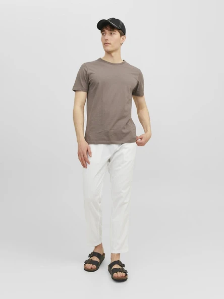 JACK JONES Erkek Rahat Keten Pantolon 12229699 - Resim 4