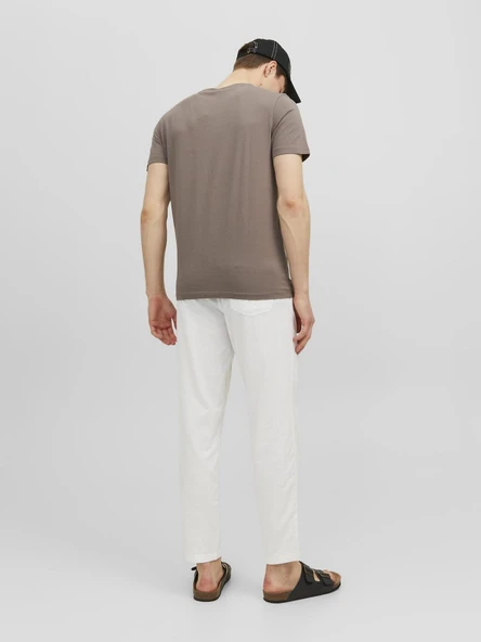 JACK JONES Erkek Rahat Keten Pantolon 12229699 - Resim 3