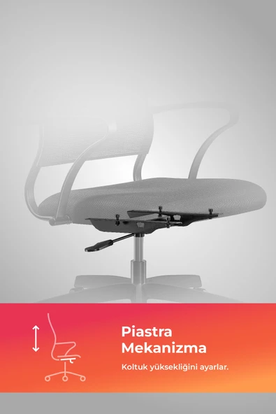 Ergolife Sit Air Ofis Koltuğu | Tekerlekli, Yükseklik Ayarlı, Fileli, Siyah, Bilgisayar Sandalyesi -572.60.1.152 - 3