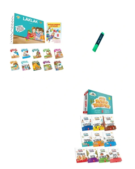 1 ve 2. Sınıf Laklak ve Bilmece Tekerlemeler Hikaye Seti