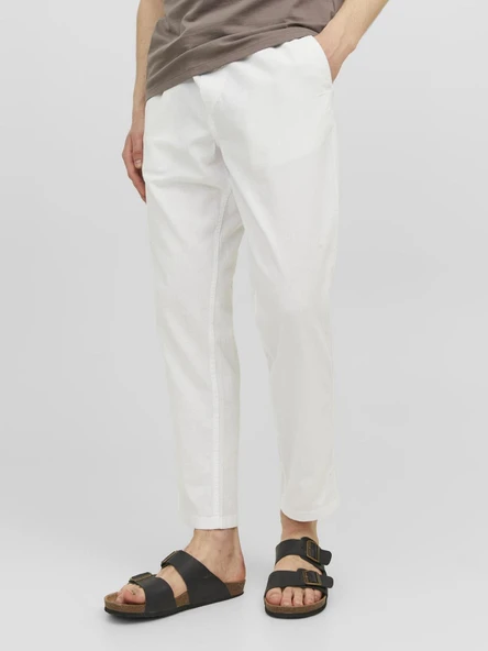 JACK JONES Erkek Rahat Keten Pantolon 12229699 - Resim 2