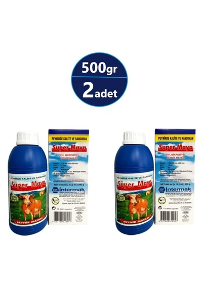 Süper Maya Süper Peynir Mayası 500gr*2adet - Resim 1
