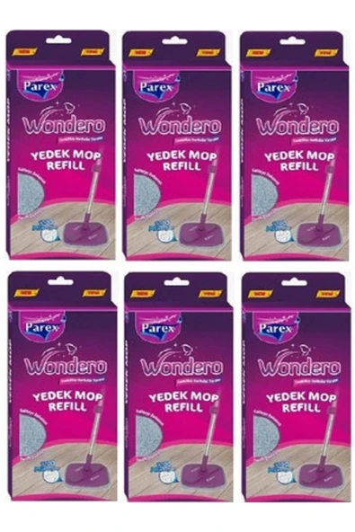 Parex Wondero Yedek Paspas Mop 6 Adet