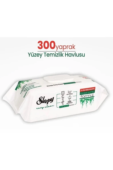 Sleepy Easy Clean Yüzey Tem. Havlusu 100 X3 Adet