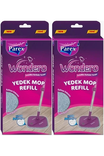 Parex Wondero Yedek Paspas Mop Refill (2 Lİ SET)