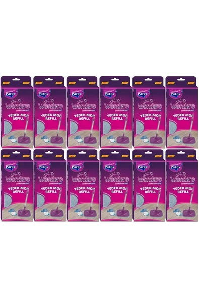 Parex Wondero Yedek Paspas Mop Refill (12 Lİ SET)