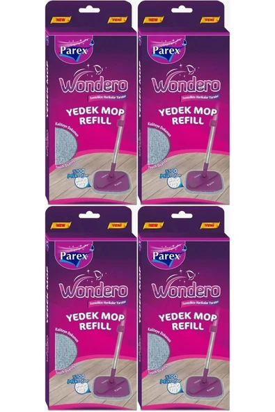 Parex Wondero Yedek Paspas Mop Refill (4 LÜ SET)