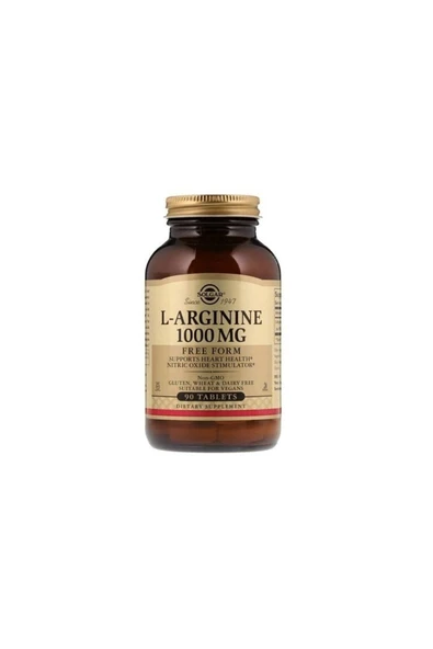 SOLGAR L-arginin 1000mg 90 Tablet