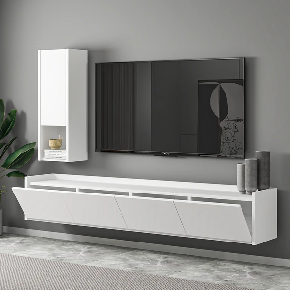 T007 Duvara Monte, Raflı Tv Ünitesi, Tv Sehpası - 3