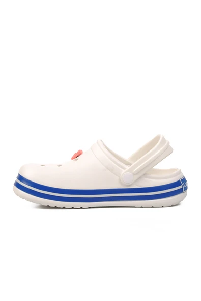 Ayakmod Ekru-Mavi-Beyaz  Kadın Terlik 5001-T G - 2