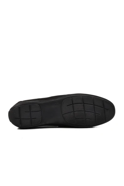 Ayakmod Siyah Nubuk  Erkek Loafer Ayakkabı D7218 M - 5