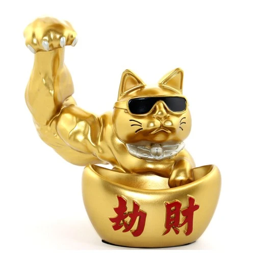 Periboia Polyester Şanslı Kedi Figürü Model 1 ürün görseli