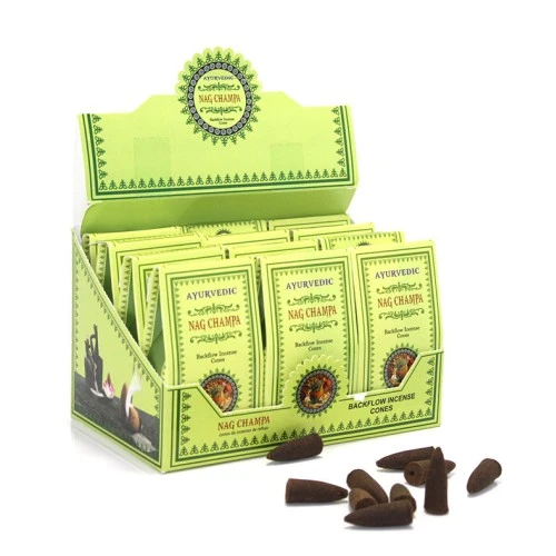 Periboia Ayurvedic Konik (Geri Akış) Tütsü Nag Champa Aromalı