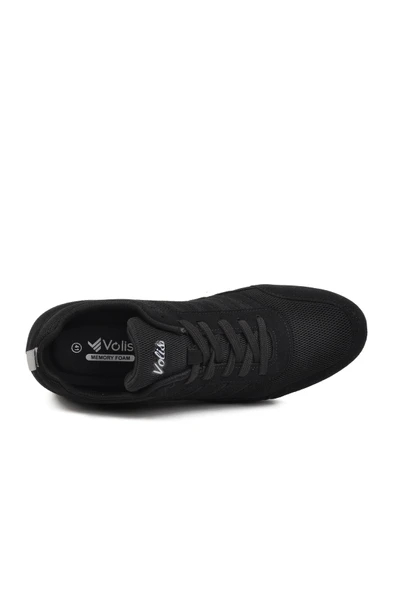 Ayakmod Siyah Suni Deri Erkek Sneaker 61022 M - 4