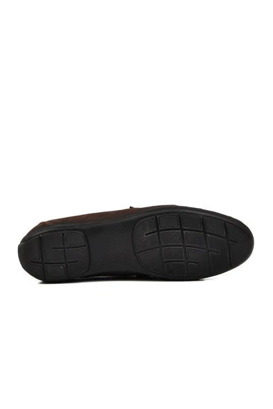 Ayakmod Kahve Nubuk  Erkek Loafer Ayakkabı D7218 M - 5