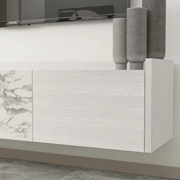 T007 Duvara Monte, Raflı Tv Ünitesi, Tv Sehpası - 4