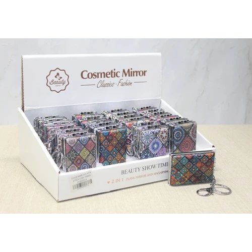 Periboia Taşlı El Aynası Anahtarlık Model 9 ürün görseli 1