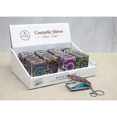 Periboia Taşlı El Aynası Anahtarlık Model 3 ürün görseli