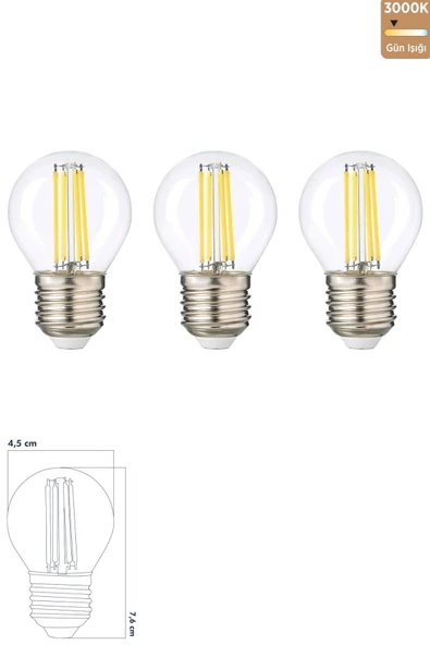 Led Ampul 6W 3000K E27 (Gün Işığı) ERD-42