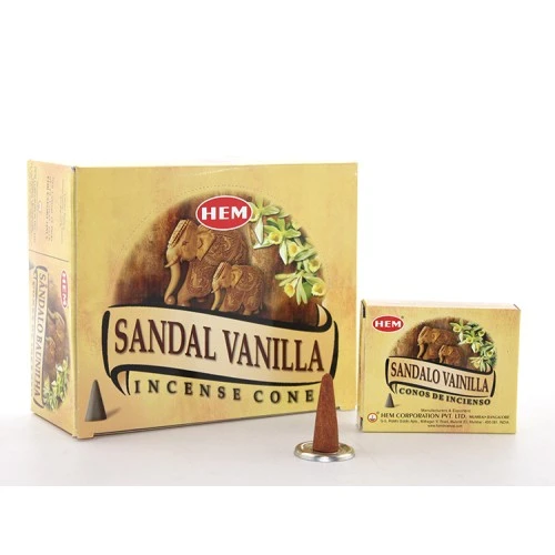 Periboia Sandal Vanilla Aromalı Konik Tütsü
