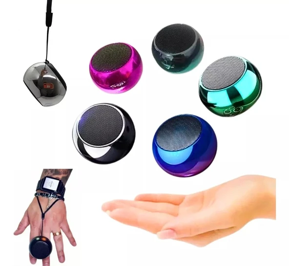 5.0 Bluetooth Hoparlör 500mAh Mini Speaker Mini Hoparlör ufak taşınabilir birleştirilebilir ses yüksek kalite Mavi JNG1034SPK - 6