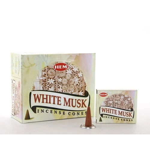 Periboia White Musk Aromalı Konik Tütsü