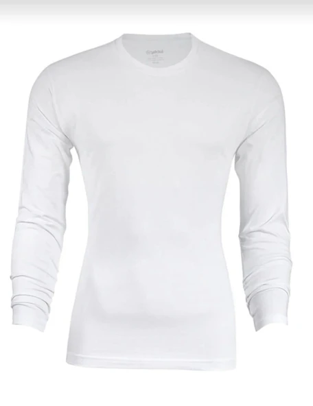 YILDIZ 385 ERKEK MODAL UZUN KOL SIFIR YAKA ATLET 10 ADET - Resim 2