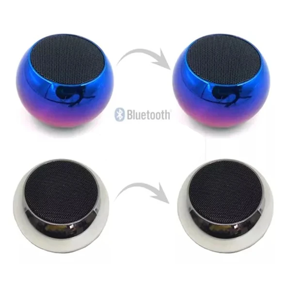 5.0 Bluetooth Hoparlör 500mAh Mini Speaker Mini Hoparlör ufak taşınabilir birleştirilebilir ses yüksek kalite Mavi JNG1034SPK - 4