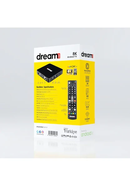 Dreamstar R1 Android 13 8K TV Box - 3