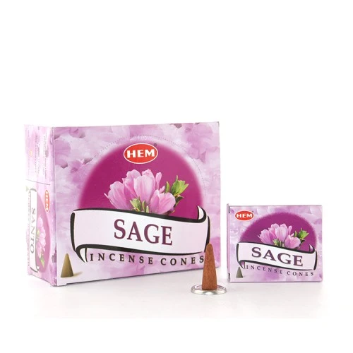 Periboia Sage Aromalı Konik Tütsü