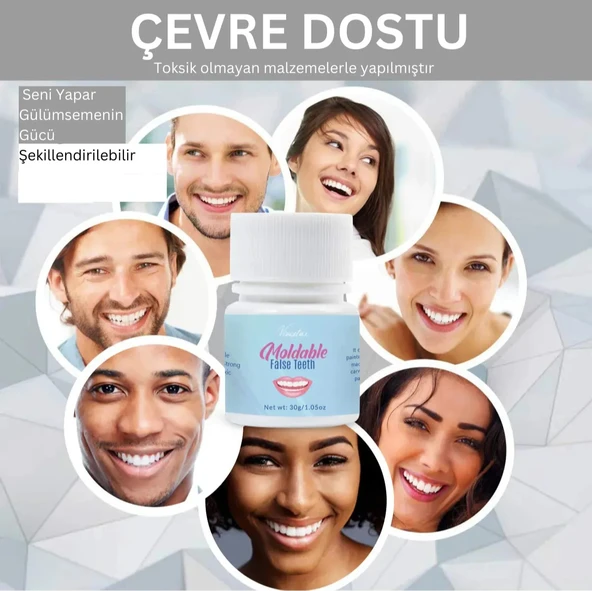 Moldable Vivostar Takma Diş, Protez Diş, Diş Dolgusu, Geçici Diş, Diş Onarımı - 3