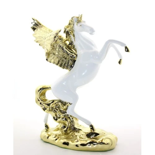 Periboia Polyester Şahlanan Kanatlı At Figürü ürün görseli