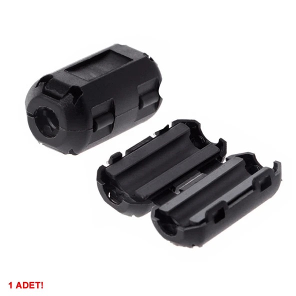 9mm Ferrit Halka Filtre  Kablo Gürültü Bastırıcı Azaltıcı Yüzük Bead RFI EMI Girişim Engelleyici Besleme Haberleşme Ses Data İletişim - 5