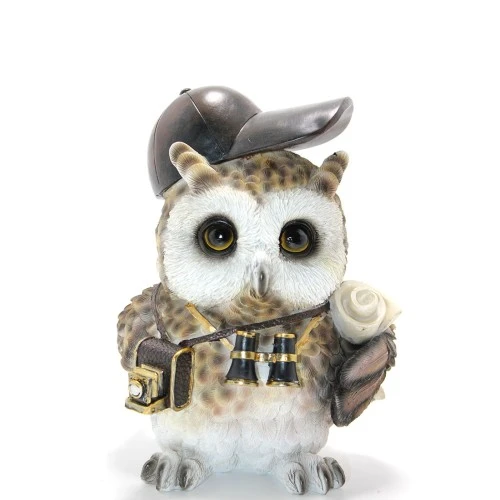 Periboia Steampunk Polyester Baykuş Figürü Model 2
